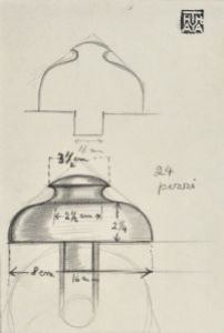 Entwurf für einen Lampenschirm (1930)